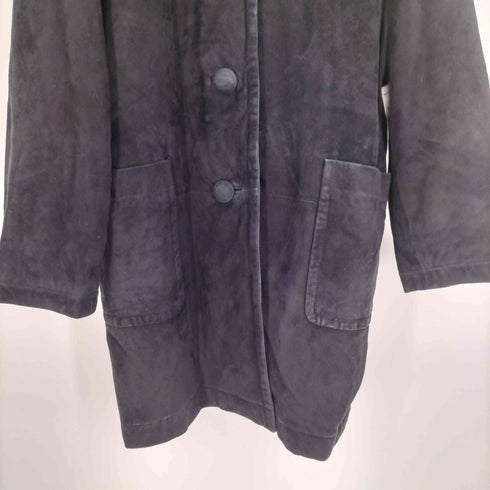 ビギ BIGI 00S 裏地キルティング タヌキ ファー シープレザー ハーフ コート 羊革 Y2K レディース